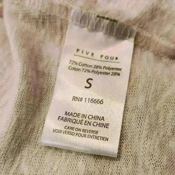 FIVE FOUR Men's Long Sleeve Zip-up Hoodie Hooded Jacket - Picture 3 of 7